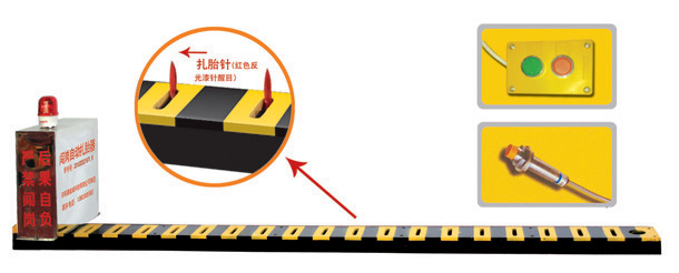 禹州市V3嵌入式闯岗自动扎胎器/阻车器